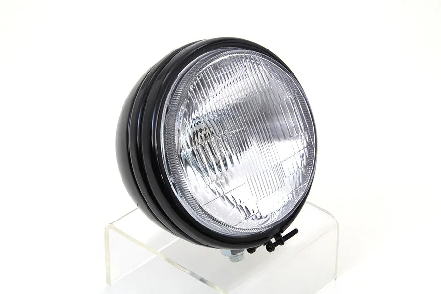 5 ¾" Round Headlight - Black