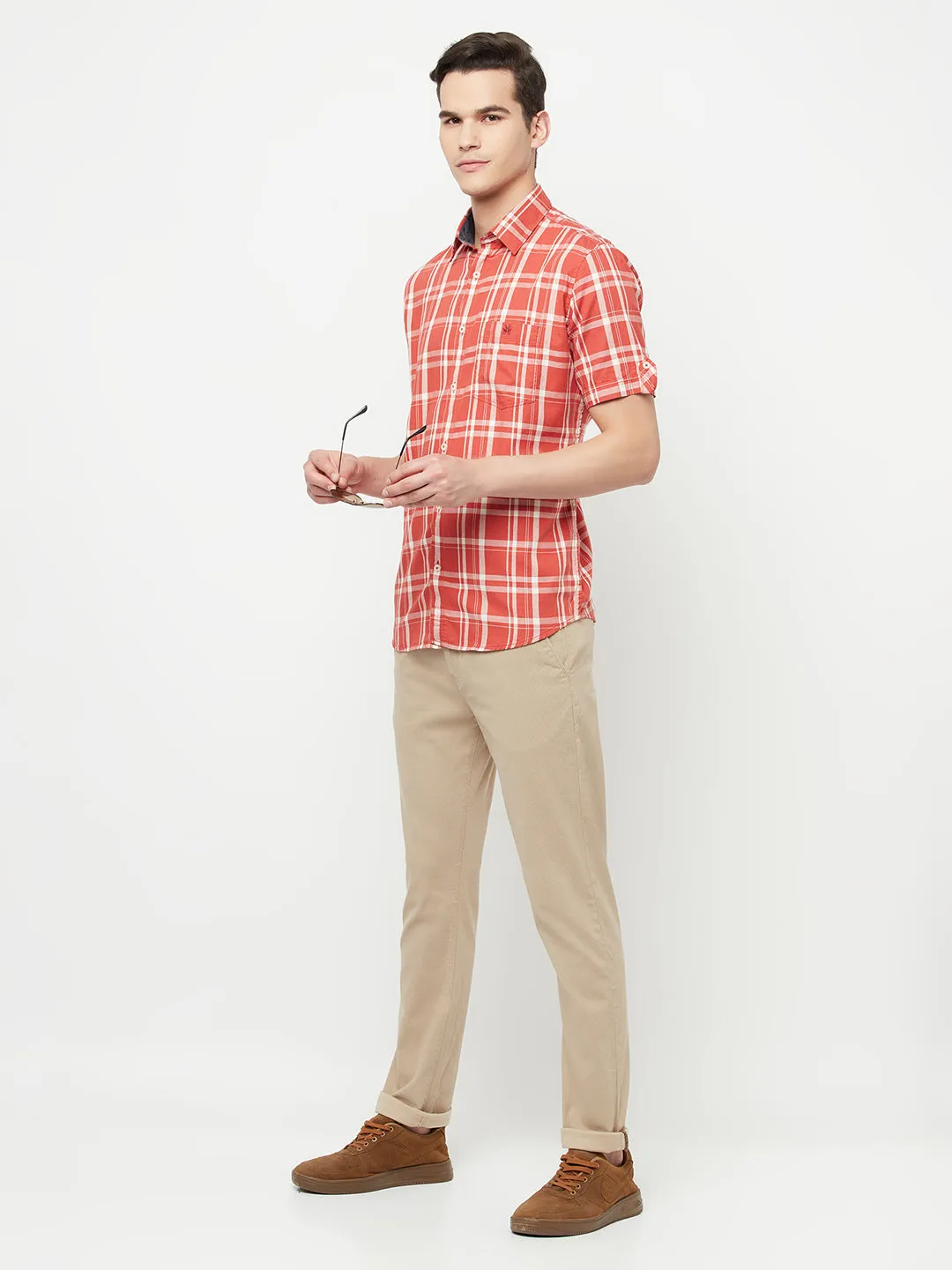 Beige  Trousers
