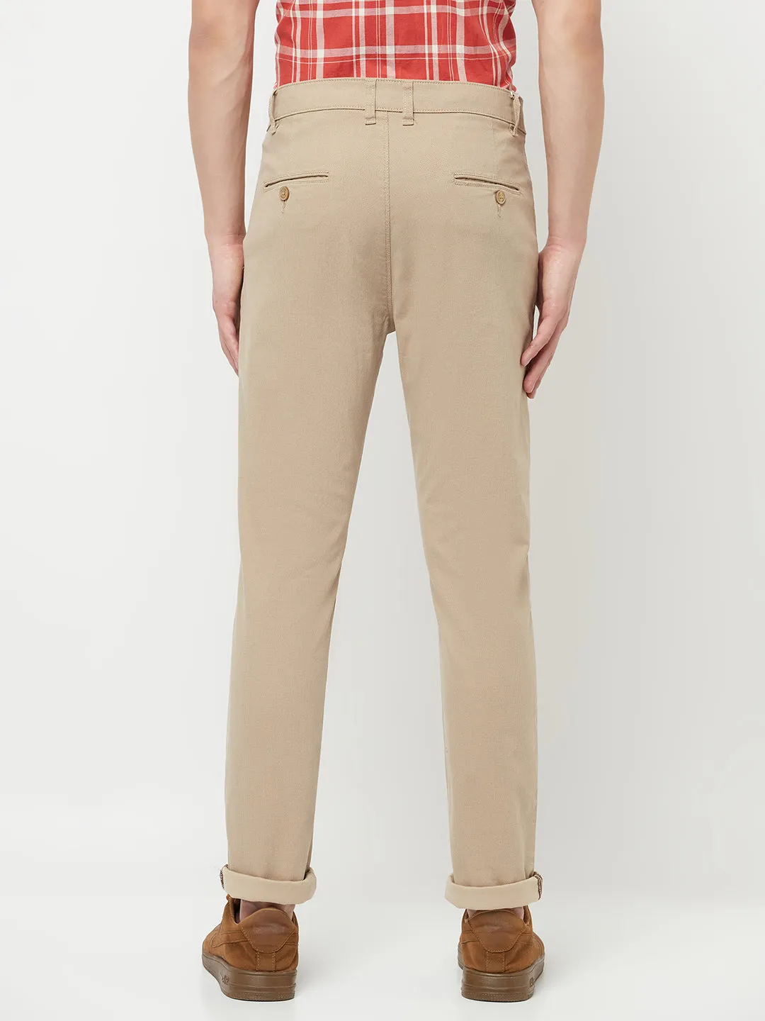 Beige  Trousers