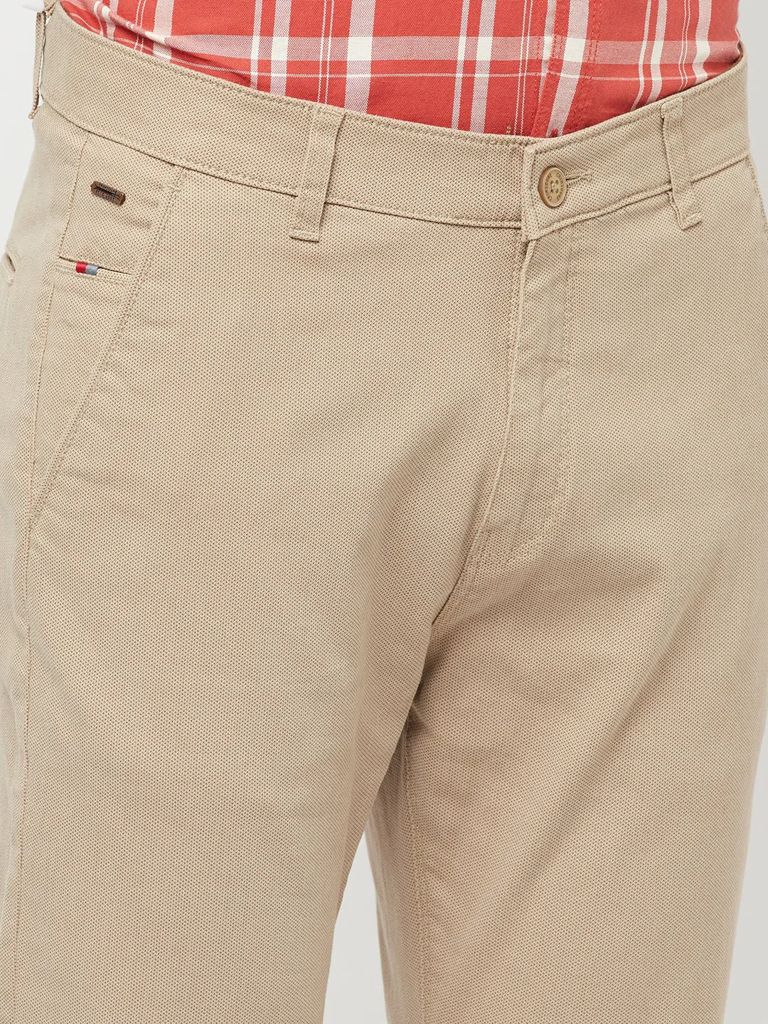 Beige  Trousers
