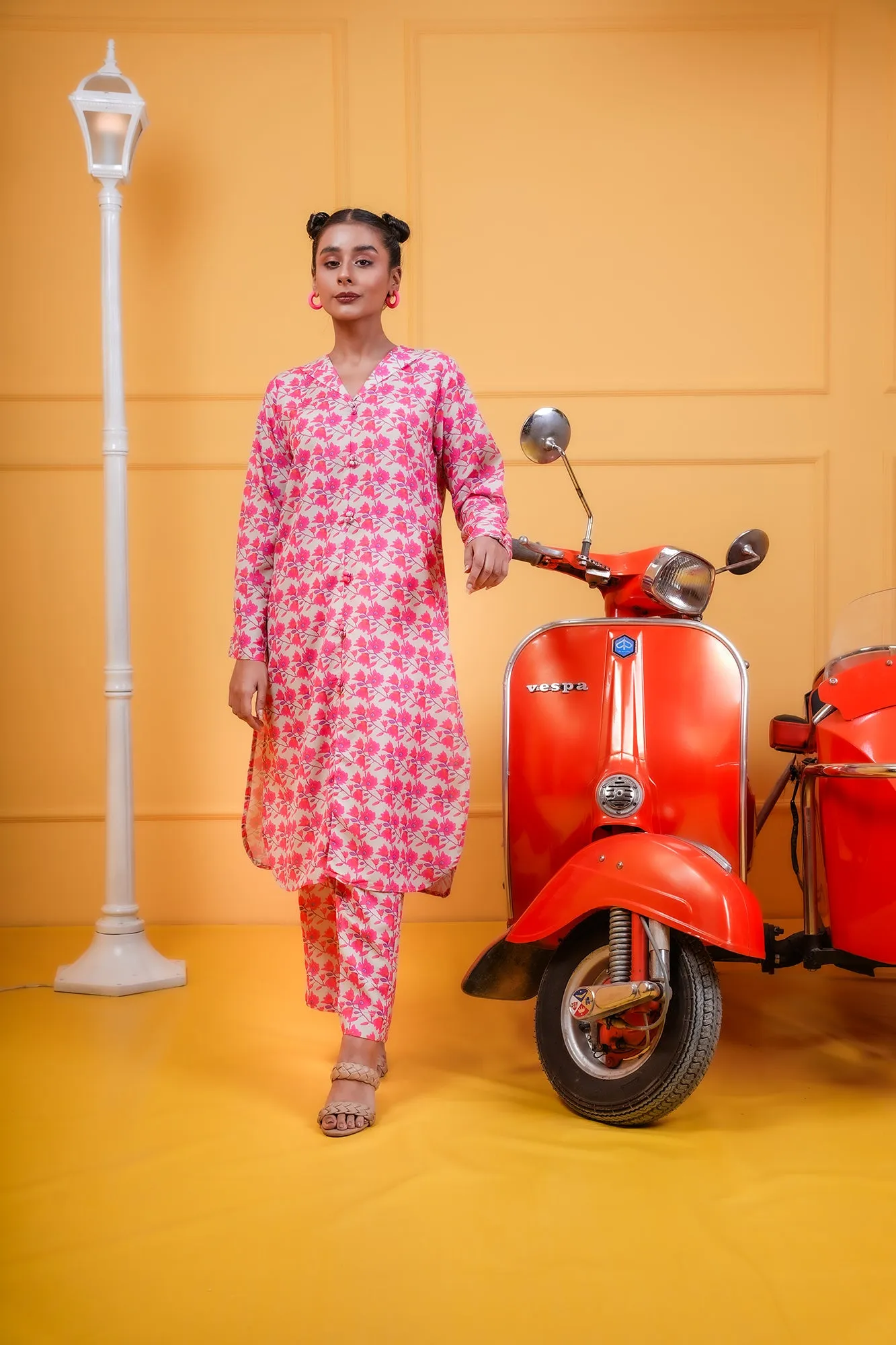 Chic Multicolored Co-ord Set