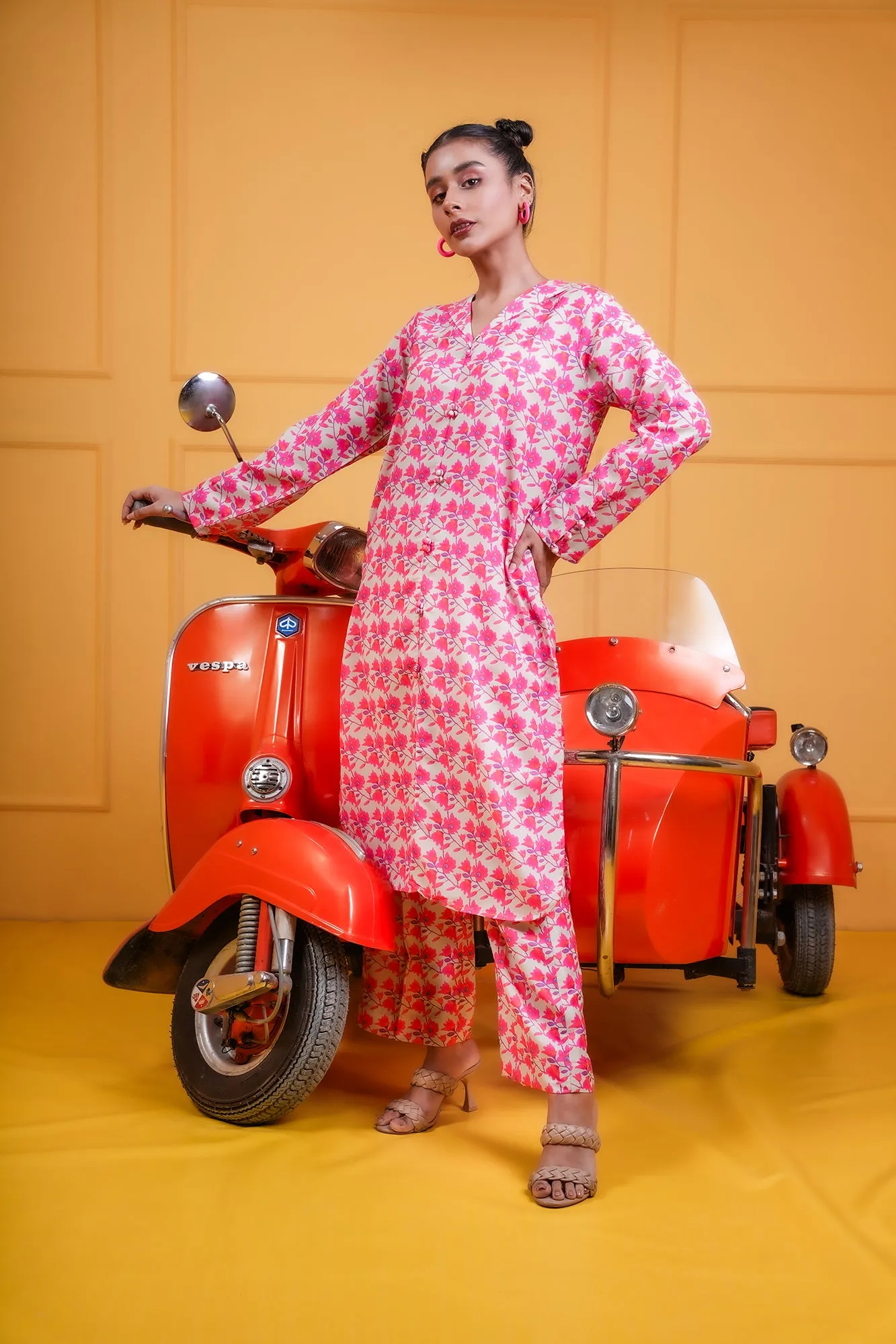 Chic Multicolored Co-ord Set