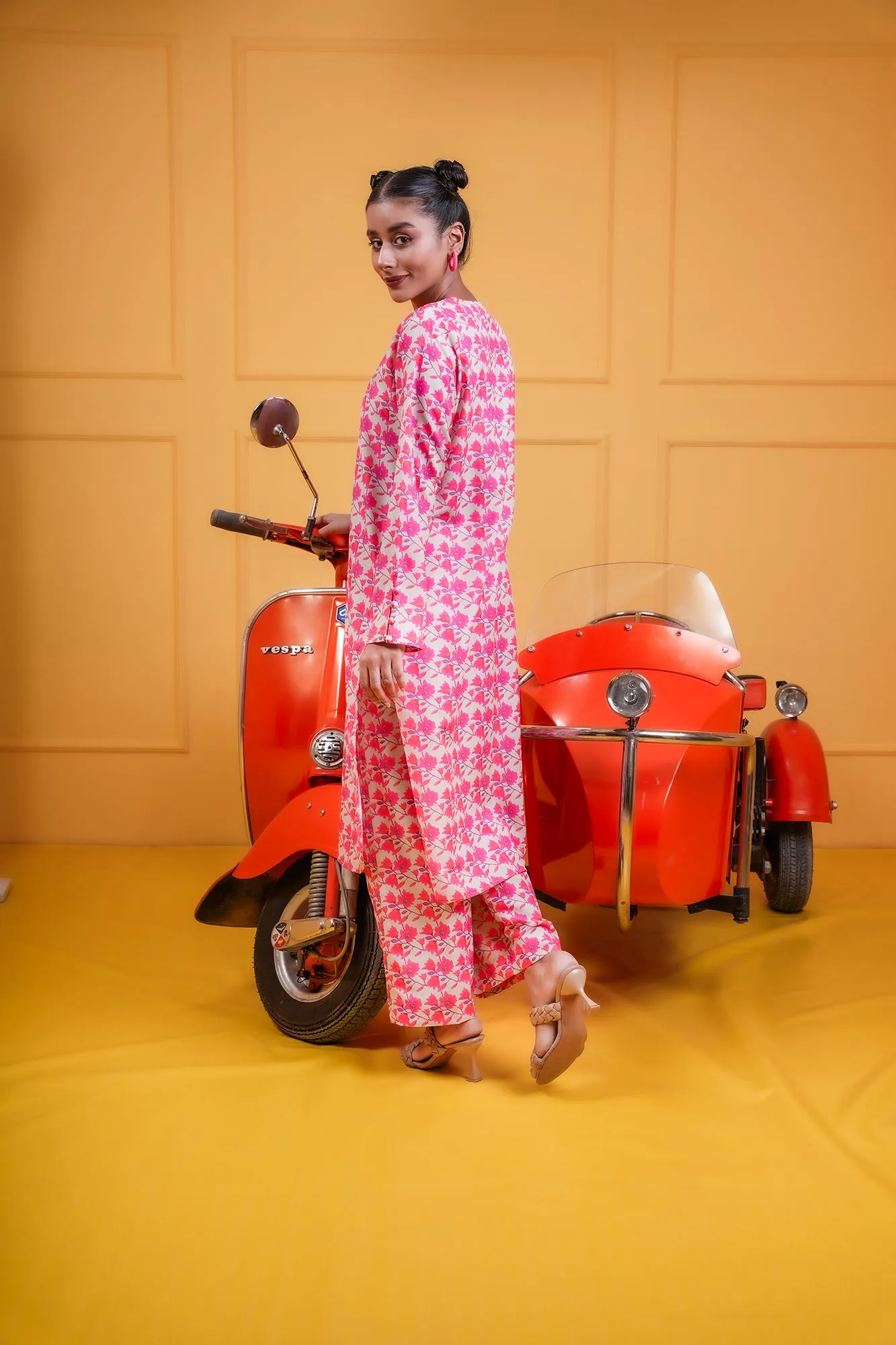 Chic Multicolored Co-ord Set