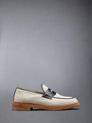 COTTON CANVAS PENNY LOAFER