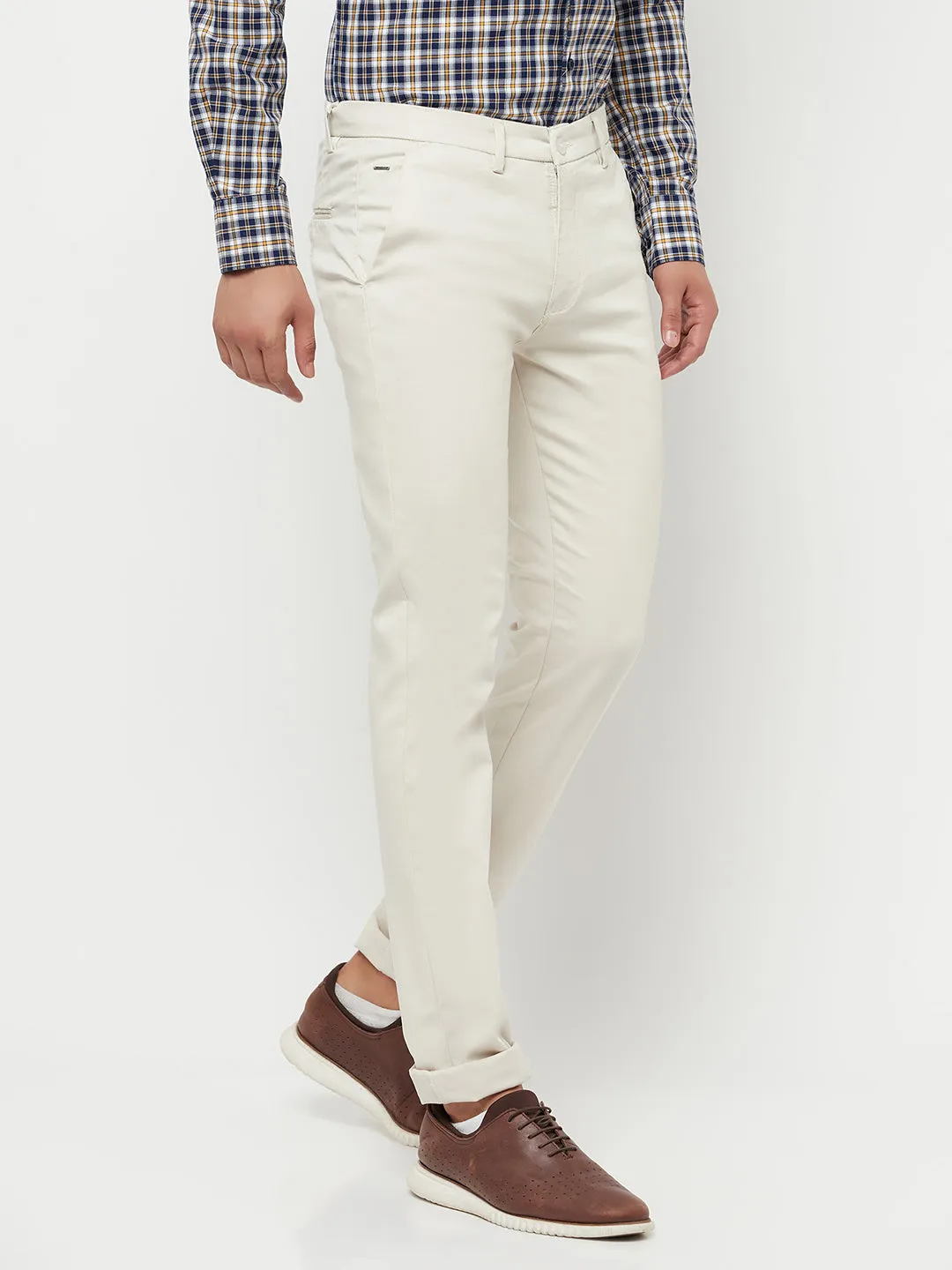 Cream Trousers