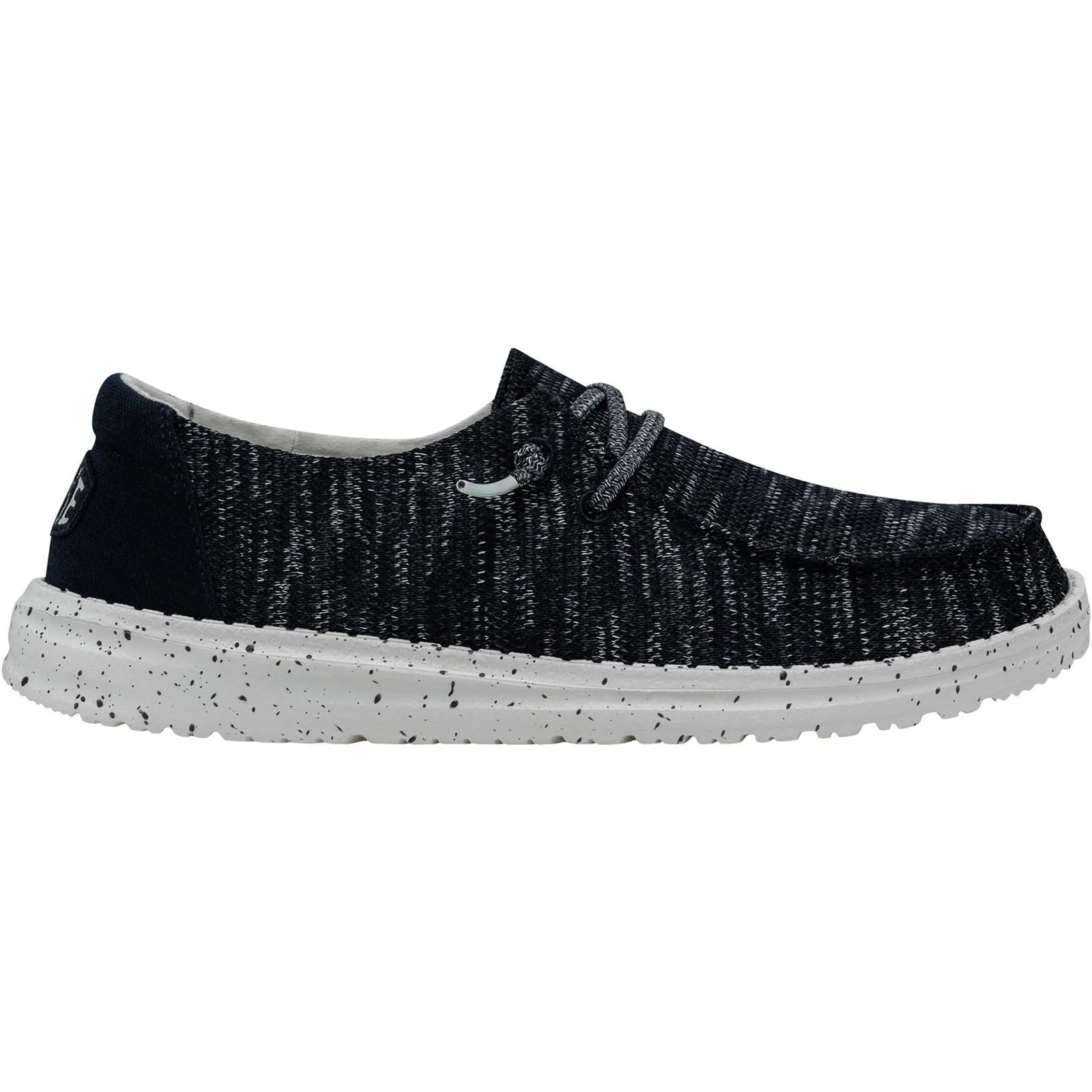 HEYDUDE Wendy Sox Polyester/Cotton/Spandex Women's Navy Loafers