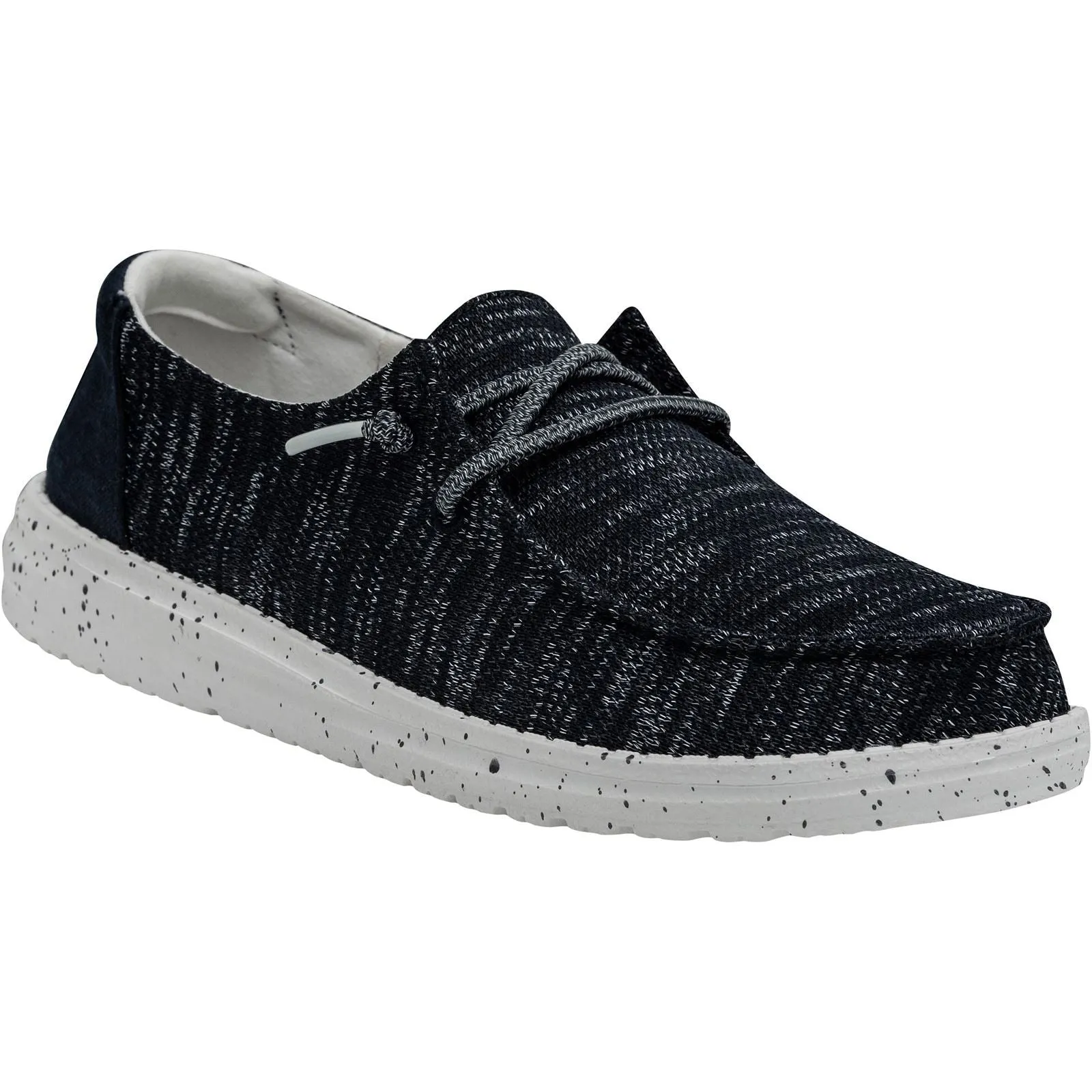 HEYDUDE Wendy Sox Polyester/Cotton/Spandex Women's Navy Loafers