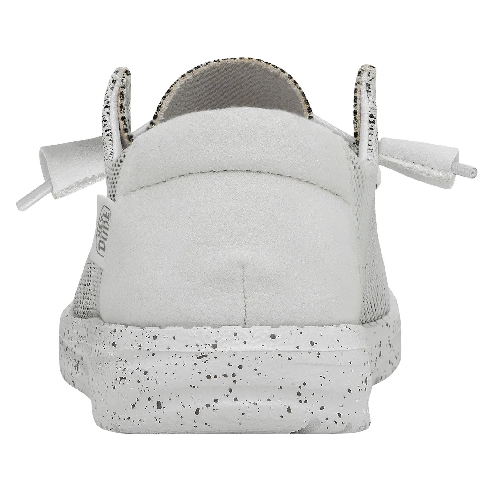 HEYDUDE Wendy Sox Polyester/Cotton/Spandex Women's Stone White Loafers