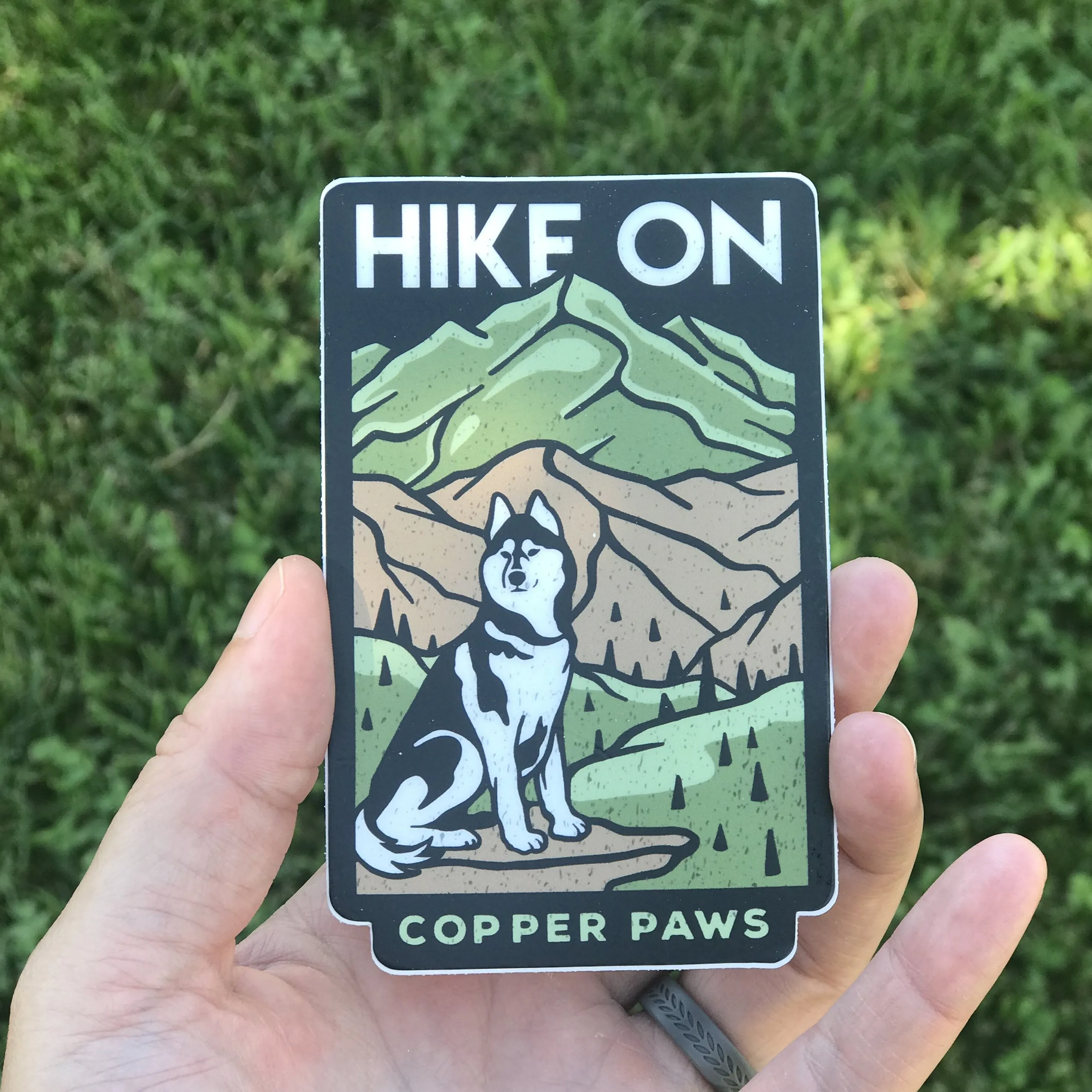 Hike On Sticker