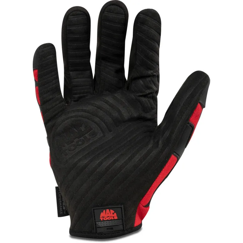 Mac Tools® Impact Gloves Red - L