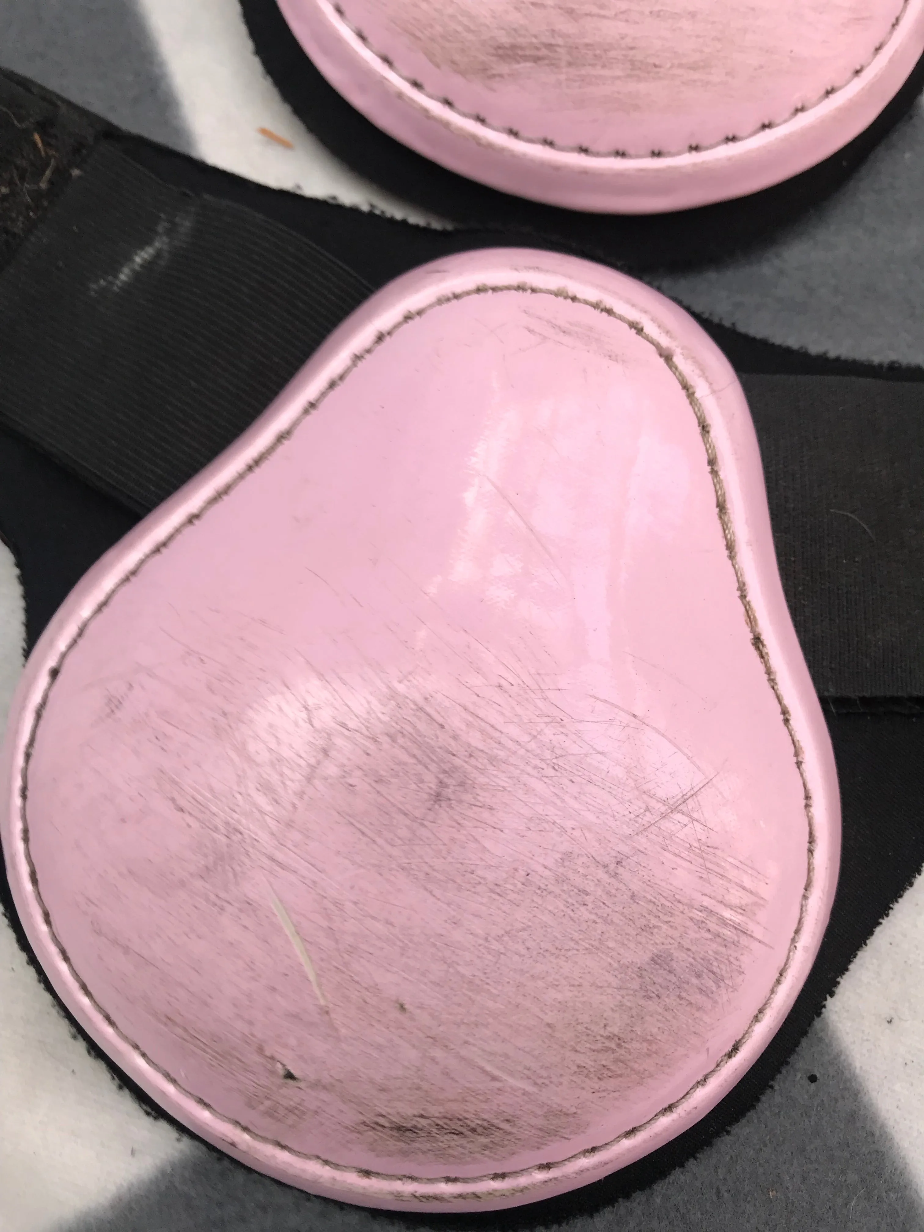 Masta pink and black fetlock boots size medium FREE POSTAGE