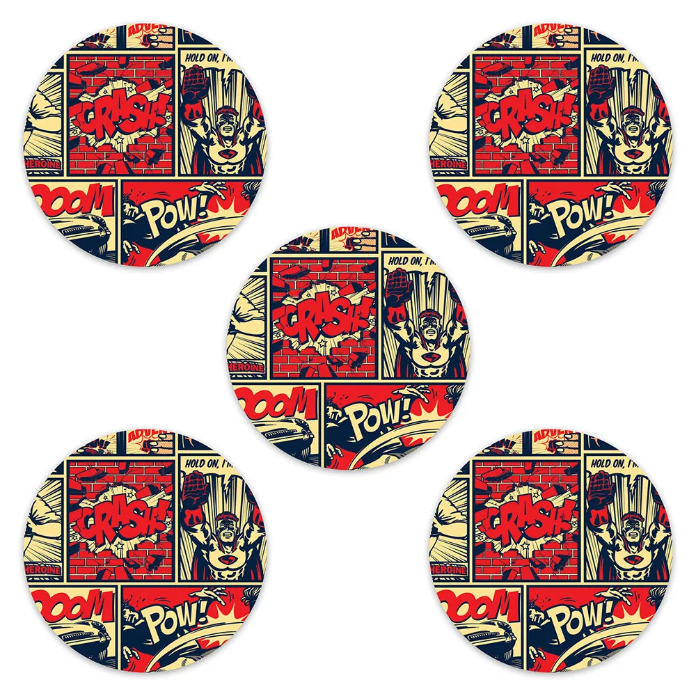 Medtronic Pop Art Comic Design Patches