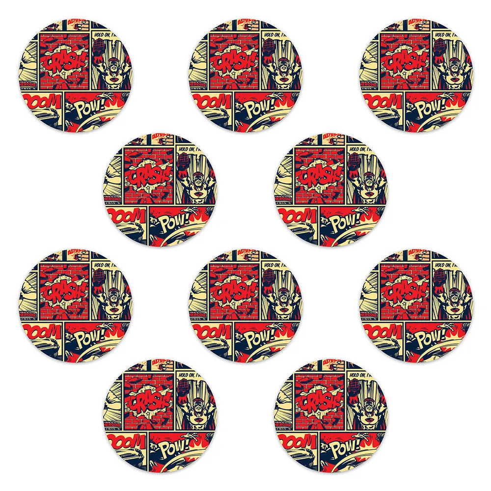 Medtronic Pop Art Comic Design Patches