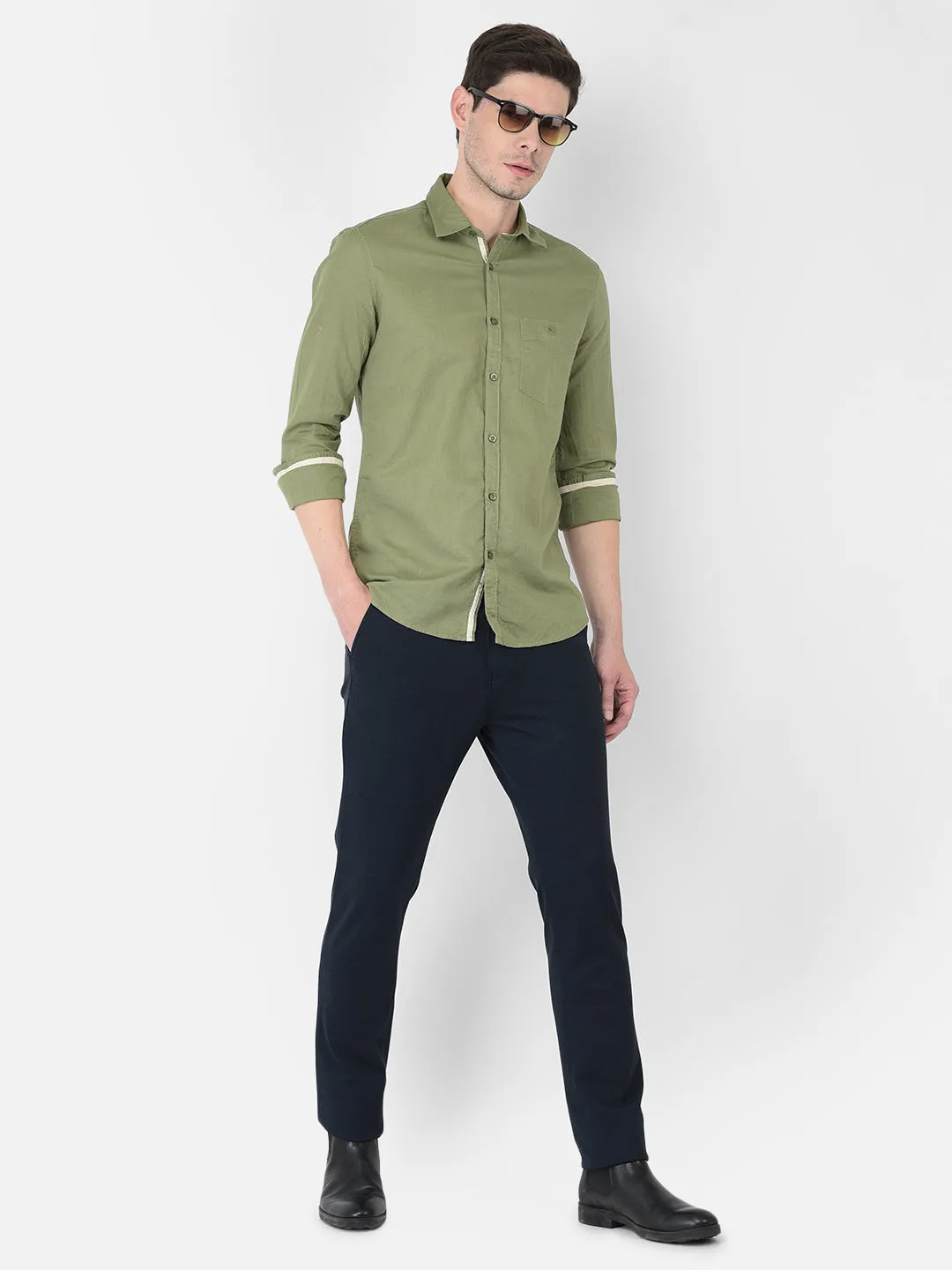 Navy Blue Trousers