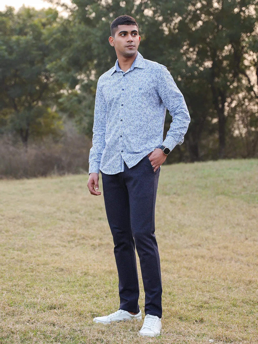 Navy Blue Trousers