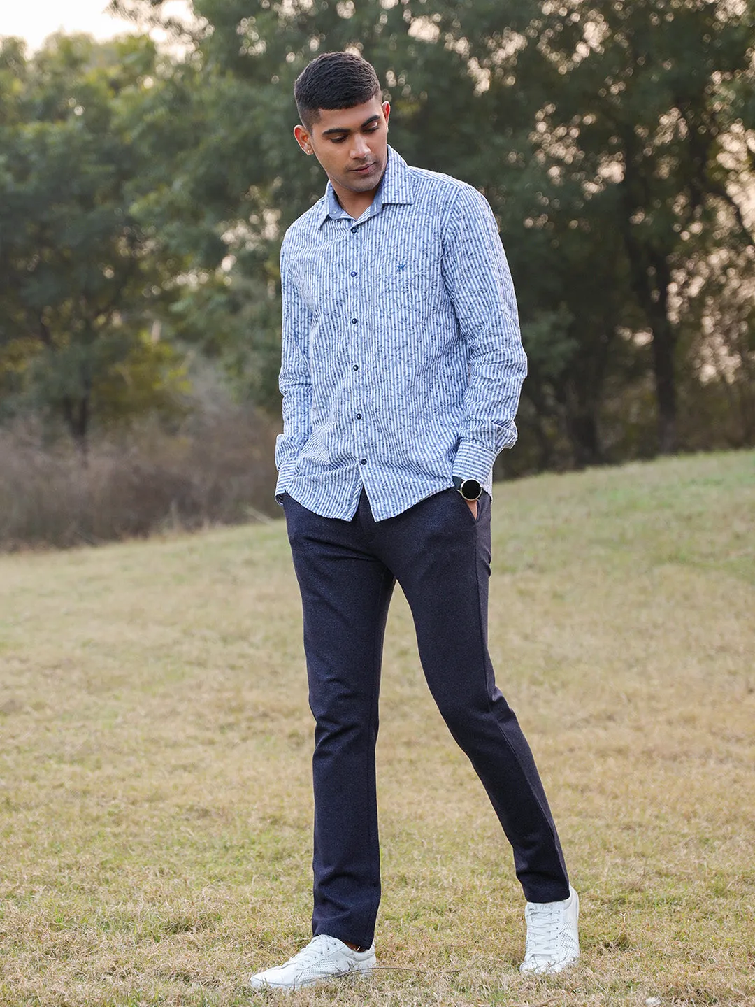 Navy Blue Trousers