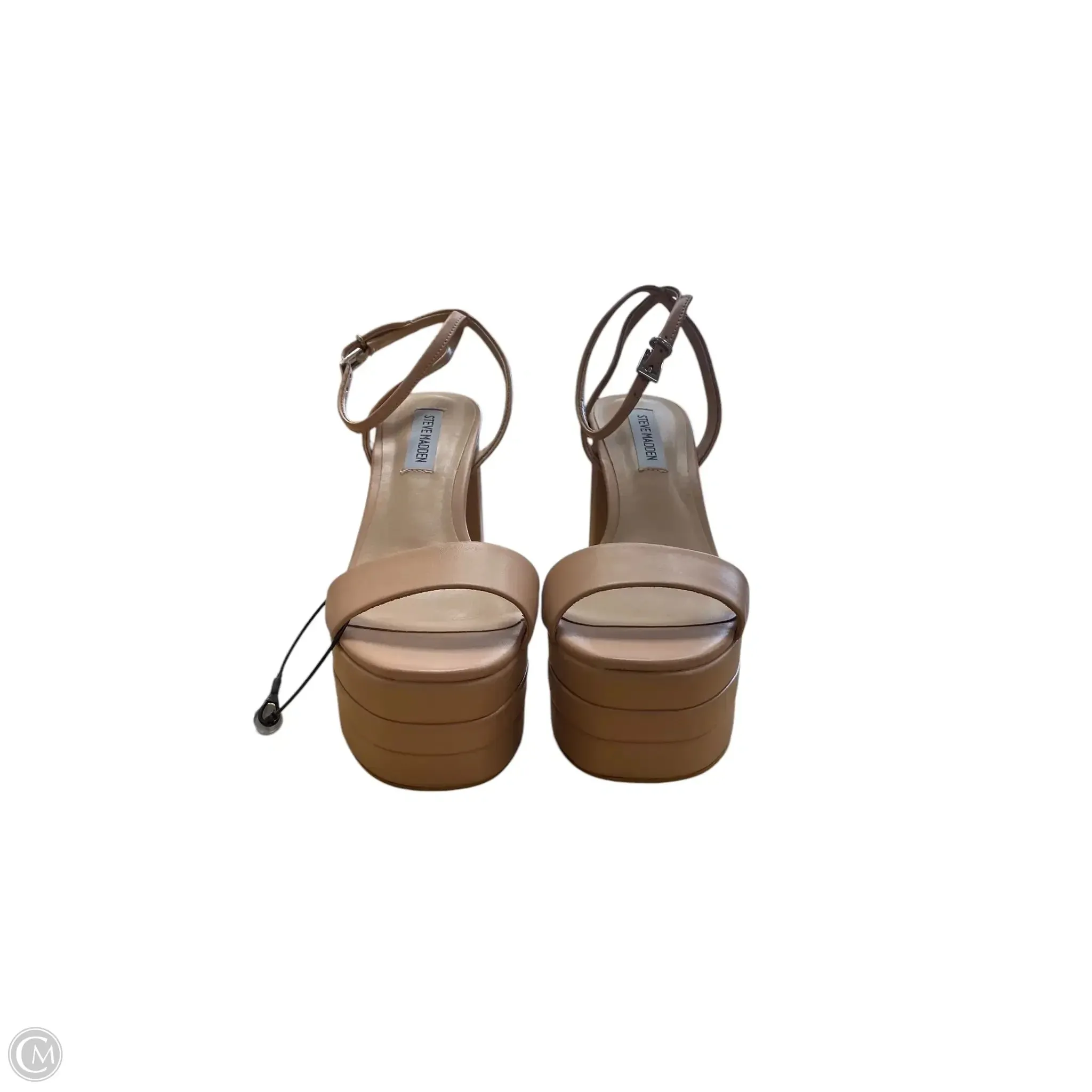 Shoes Heels Platform By Steve Madden In Beige, Size: 7