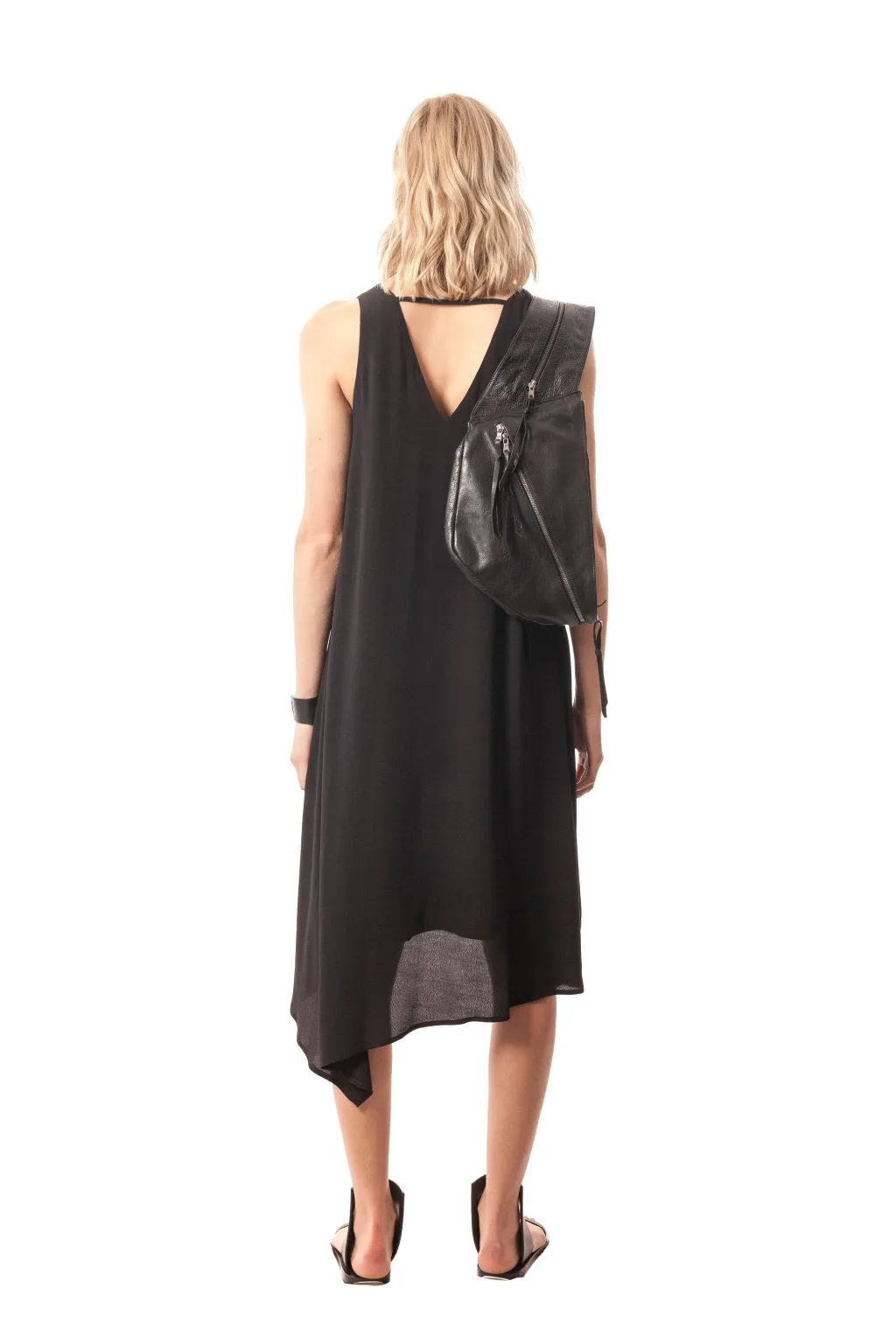 Valiano Double-Layer V-Neck Dress