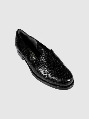 Woven Leather Loafers