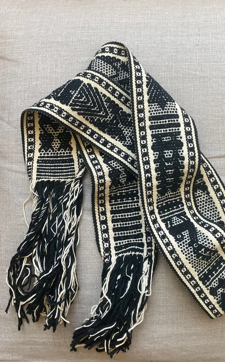 Woven wall hanging
